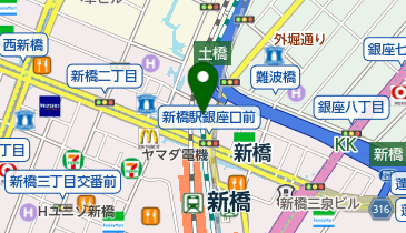 たいやき神田達磨銀座店の地図画像