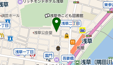 仲見世会館の地図画像