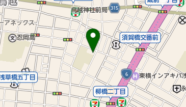 あさくさばし動物病院の地図画像