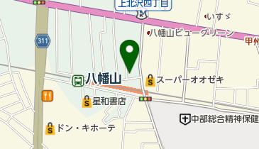 日本調剤八幡山薬局の地図画像