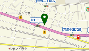ワークショップナックル府中店の地図画像
