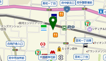 Re.Ra.Ku武蔵府中ル・シーニュ店の地図画像