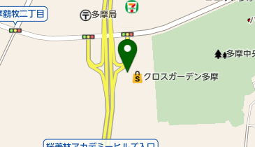 ファンタジーキッズリゾート多摩の地図画像