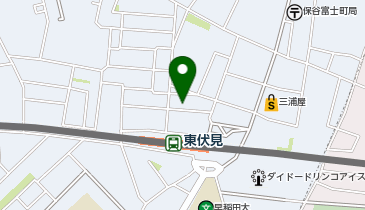 美容室TBK東伏見店の地図画像
