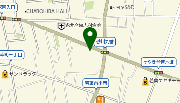 あまの動物病院の地図画像