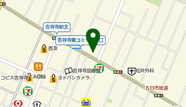 クロスポイント吉祥寺の地図画像
