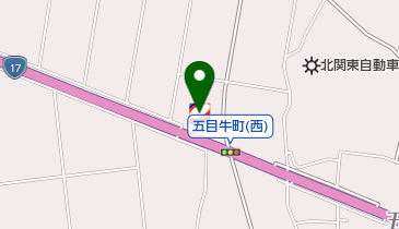 株式会社キタセキ伊勢崎インターSSの地図画像