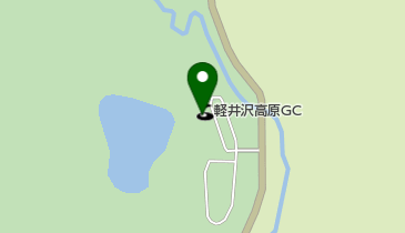 軽井沢高原ゴルフ倶楽部レストランの地図画像