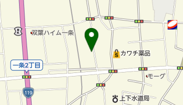 観手康鍼灸院の地図画像