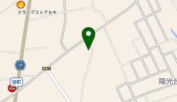 芝田理容所の地図画像