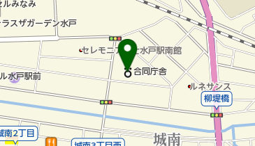 茨城県庁 生活環境部 生活文化課 中央交通事故相談所の地図画像