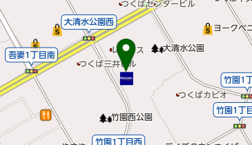 とちの木薬局竹園店の地図画像