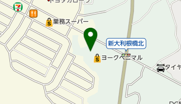 アレスヘア取手戸頭店の地図画像