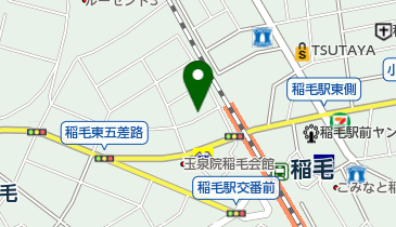 稲毛東ペットクリニックの地図画像