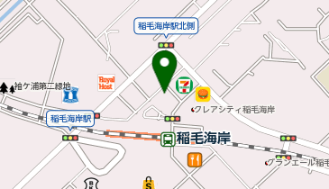 ハートホール 稲毛海岸の地図画像