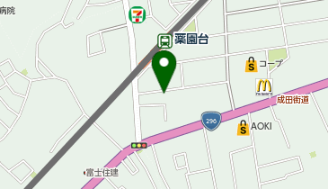 有限会社大久保クリーニング薬円台店の地図画像