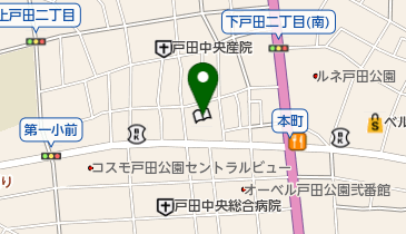 戸田市役所 上戸田地域交流センターあいパルの地図画像