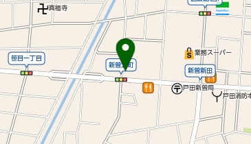 イワタニ水素ステーション埼玉戸田の地図画像