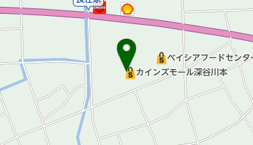 てるてるランド深谷川本店の地図画像
