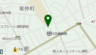 浦和動物の病院の地図画像