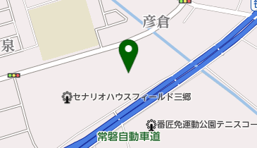 三郷市役所 陸上競技場の地図画像