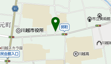 小江戸どうぶつ病院の地図画像