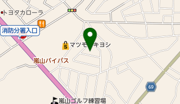 小僧寿し武蔵嵐山店の地図画像