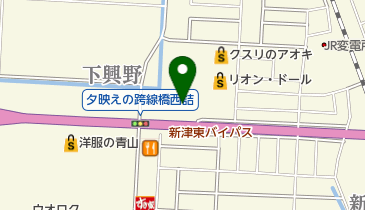 ジョーシン新津店キッズランドの地図画像
