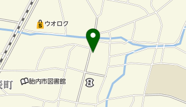 ほんぼ胎内店の地図画像