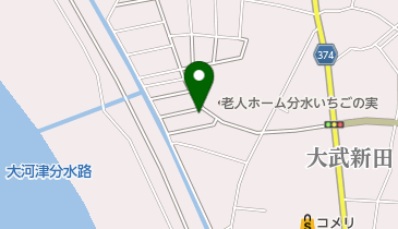 信濃川大河津資料館の地図画像