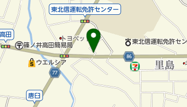 マツエクサロンアンの家の地図画像