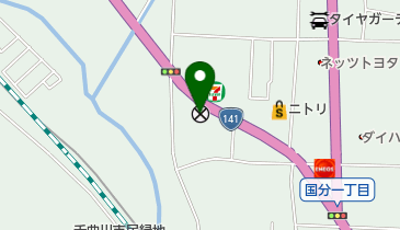 緊急対応夜間早朝当番薬局の地図画像