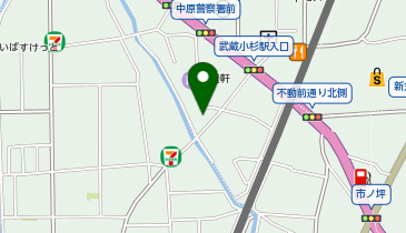 レディースファッションあらせの地図画像