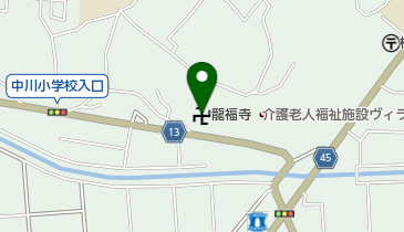 龍福寺の地図画像