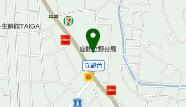 花メッセージの地図画像