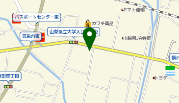 イワタニ水素ステーション甲府の地図画像