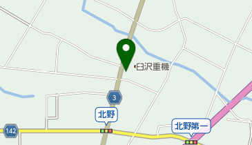 北野公民館の地図画像