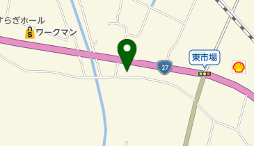 東市場集会所の地図画像