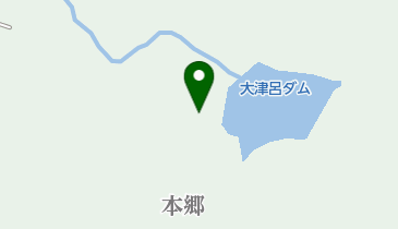 福井県大津呂ダム監視所の地図画像