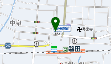 浜松いわた信用金庫 夢おいプラザ磐田の地図画像