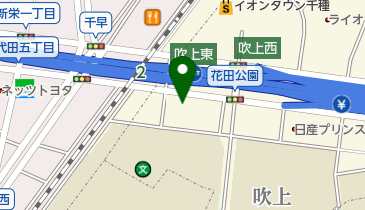 吹上自転車等保管場所の地図画像