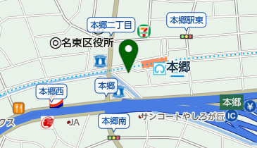 NailsSecret本郷店の地図画像