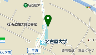 名古屋大学教育学部附属高校 校長室の地図画像
