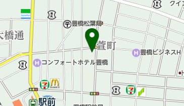 豊橋市役所 松葉公園地下駐車場の地図画像