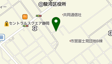 社会福祉法人花園会百花園登呂ルームの地図画像