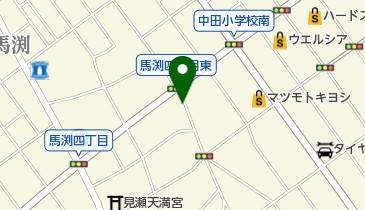 韓丼静岡店の地図画像