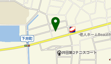 水の美容の地図画像