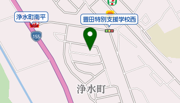 竜泉寺の湯豊田浄水店の地図画像