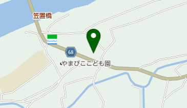 千田公民館の地図画像