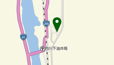 油井公民館の地図画像